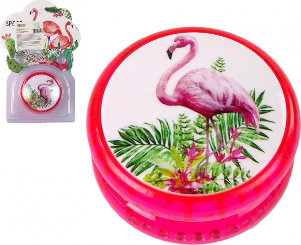 Jojo Færdighedsspil Hurtig Flamingo YoYo Lyserød