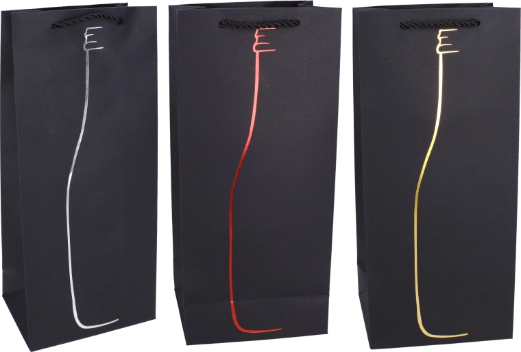 Gavepose til flaske M 17 × 38 × 9 cm