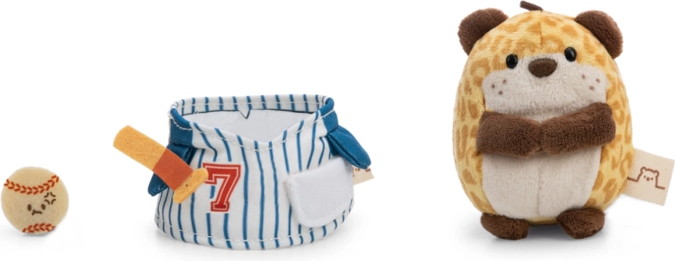 Baseballkostume og mini-vennen Moodi