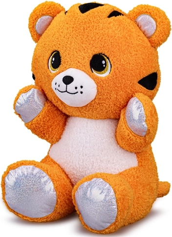 Plys siddende tiger 16,5 cm