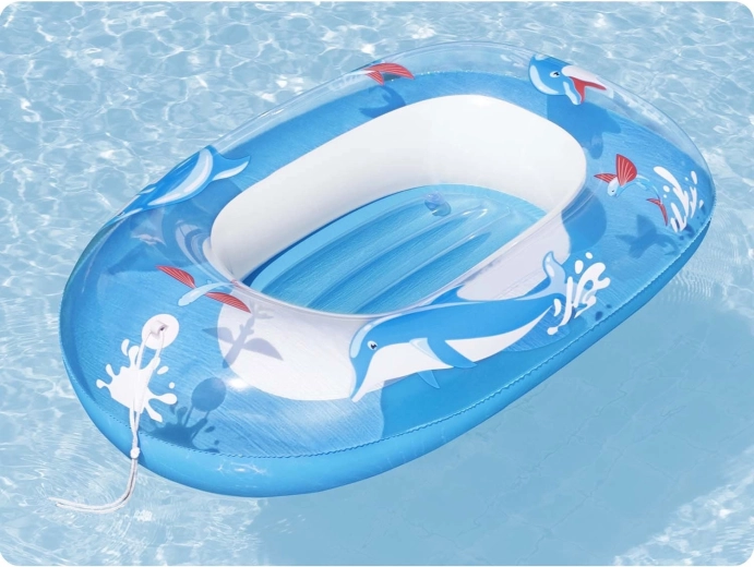 Slidstærkt materiale til pool og hav