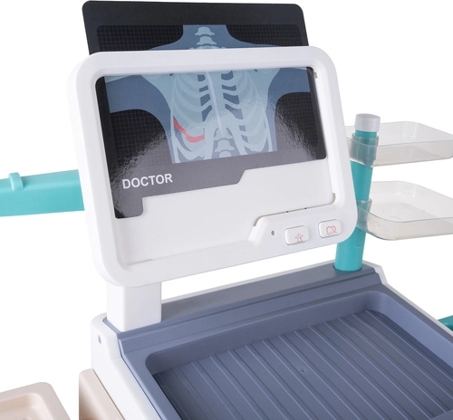 Realistisk EKG/RTG-panel med lys- og lydeffekter