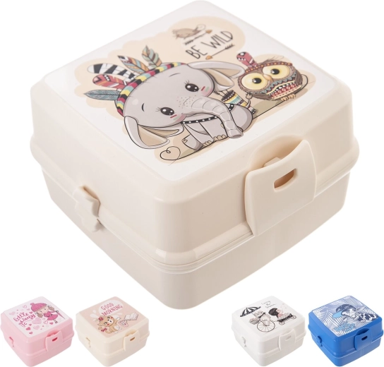 Orion Hobby madkasse med ruminddeling 15 × 15 × 9 cm (mix farver)