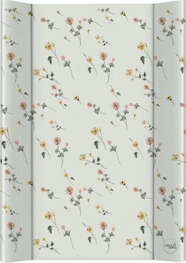 Ceba Baby blød puslepude til kommode Basic floral breeze 50 × 70 cm