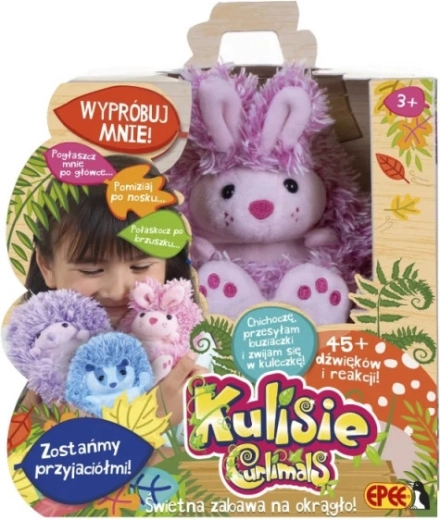 Interaktiv maskot Kulisie Pink Rabbit