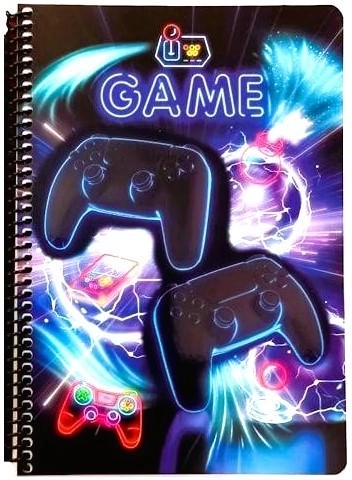 Spiralhæfte Neon Game B5 (17 × 25 cm)