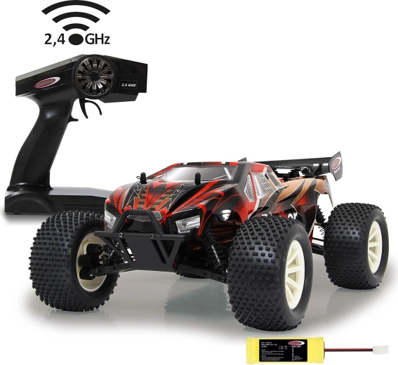 Jamara Brecter truggy 4WD 1:10 med fjernstyring (2,4 GHz) med NiMH-batteri