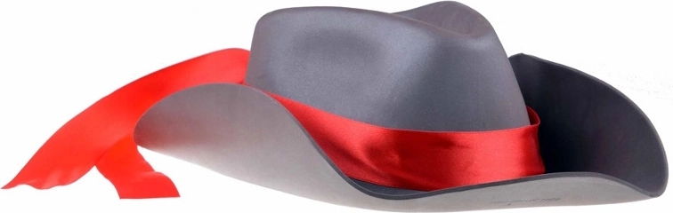 Cowboyhat i skum brun - 1 stk.