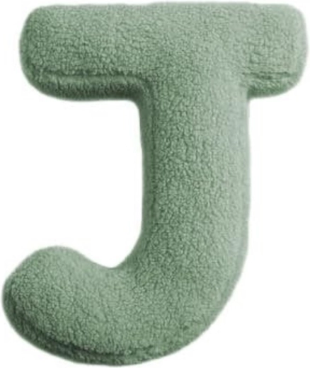 Mealini plys-bogstav j grøn - 1 stk.