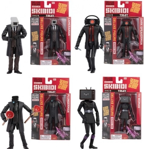 Skibidi Toilet - DeLux samlerfigurer 15 cm