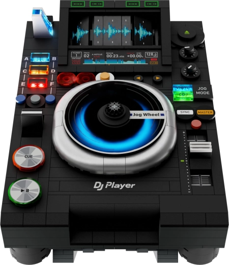 Realistisk DJ-controller fyldt med detaljer