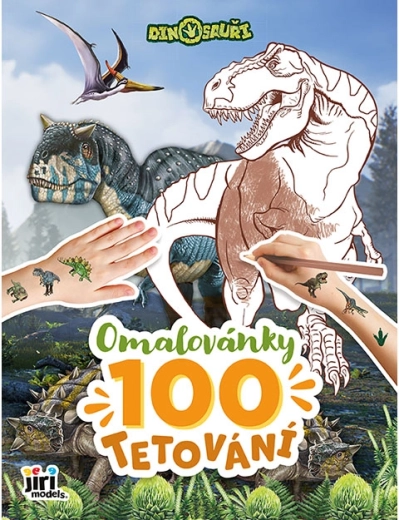 Malebog og 100 tatoveringer Dinosaurer