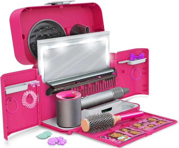 Bagbelyst spejl som i en rigtig salon