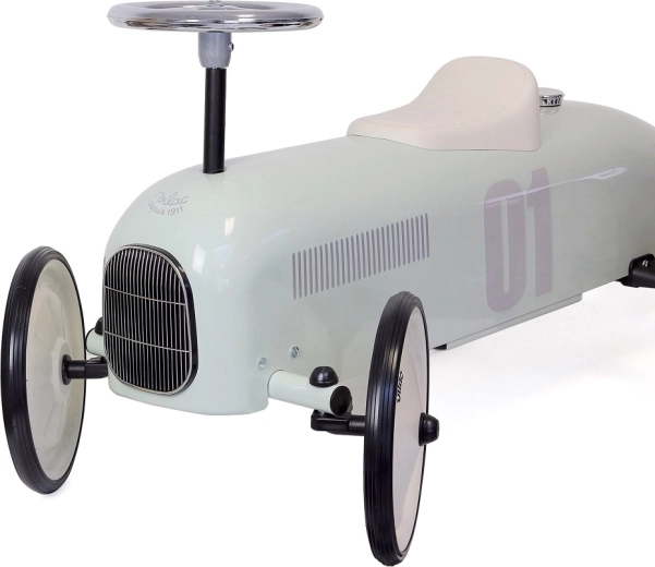 Vintage metaludførelse med ikoniske detaljer