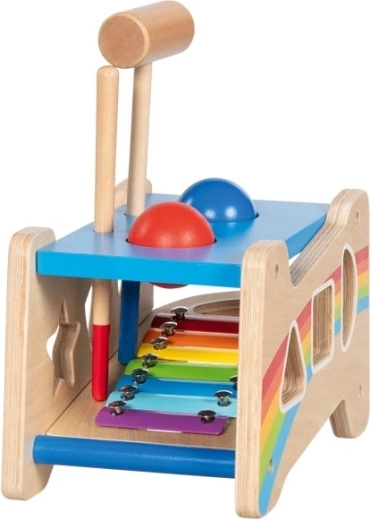 Musikalsk sjov med indskydelig xylofon