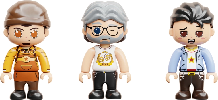 Minifigurer til at fuldende scenen