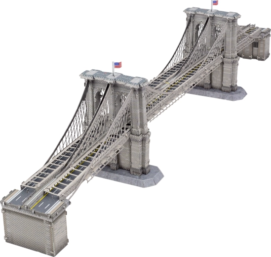 Metal 3D-puslespil METAL EARTH Premium Series – Brooklyn Bridge
