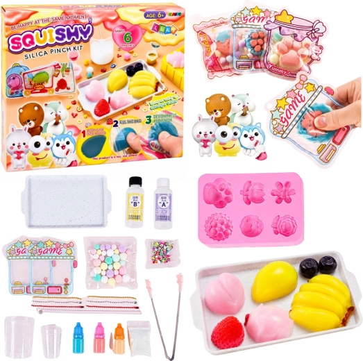 Kreativt DIY-sæt til fremstilling af squishy frugter