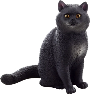 Plastfigur af kat til børn og samlere
