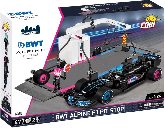 Cobi BWT Alpine F1 pit stop byggesæt 1:26