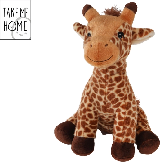 Plys giraf Take Me Home siddende 25 cm - 1 stk
