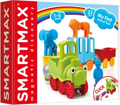 SmartMax min første dyretog – magnetisk byggesæt 22 stk.