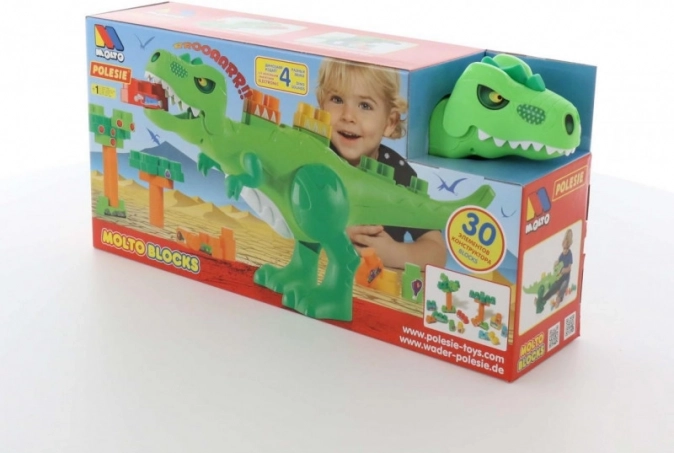 Sæt dinosaur byggesæt 30 dele