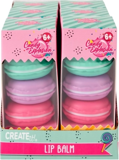 Læbepomade makroner candy 3 stk create it!