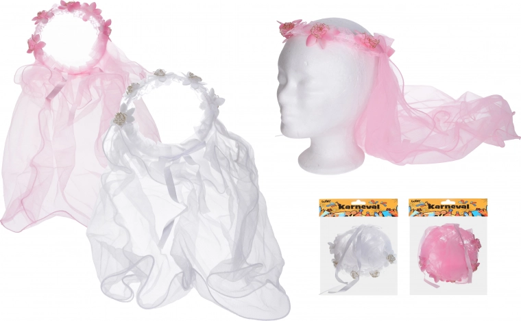 Karnevalpandebånd med slør