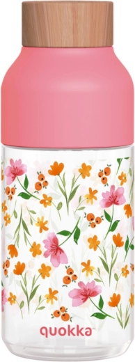Drikkeflaske Quokka Ice Pink Flowers 570 ml