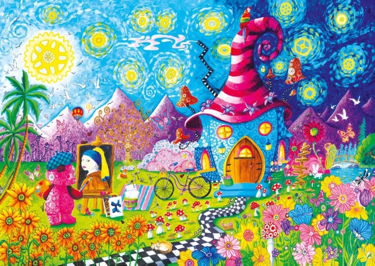 Puzzle Artlandia magnolia 1000 brikker