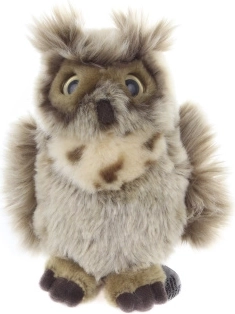 Plysbamse – hornugle 20 cm