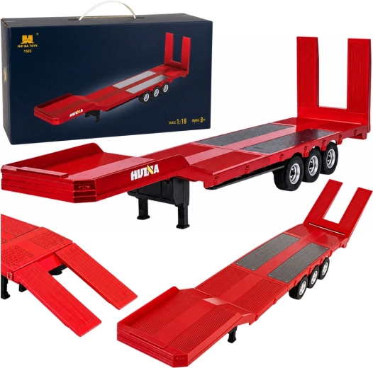 Lavt trailer til Huina Scania 770S (1:18) rød