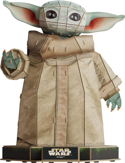 Detaljeret 3D-model med sokkel