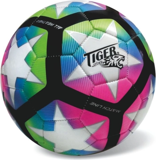 Fodbold Match line fluo flerfarvet str. 5