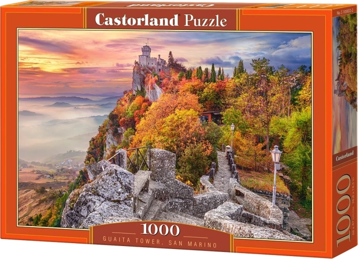 Puslespil Guaita-tårnet, San Marino, 1000 brikker