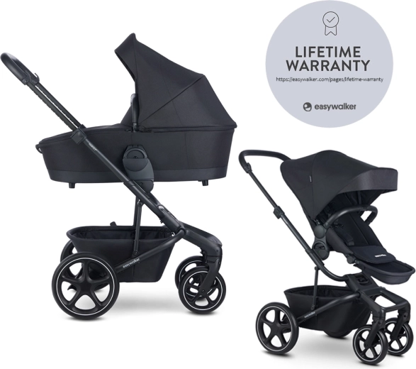 EASYWALKER kombivogn Harvey⁵ 2-i-1 LITE RWS – Midnight Black