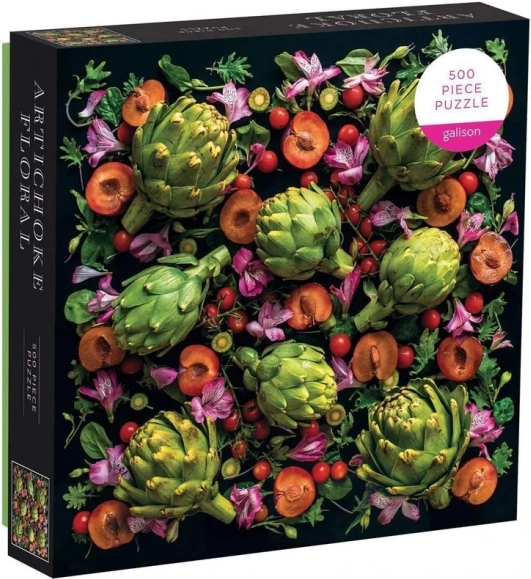 galison puslespil artiskokblomster 500 brikker