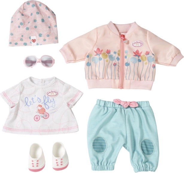 baby annabell cykeloutfit til dukke