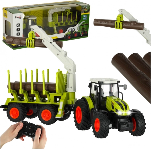 RC traktor med fodstøtte