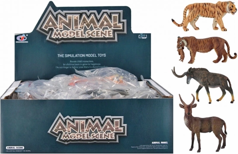 Vilde dyr – realistiske plastfigurer 15 cm