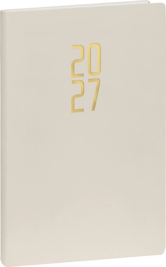 Notique ugekalender Ponza 2027 cremefarvet 15 × 21 cm