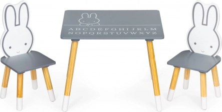 Børnebord med to stole møbelsæt Ecotoys