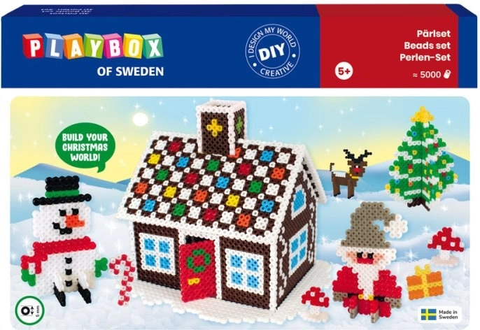 Playbox strygeperler julesæt 5000 stk.