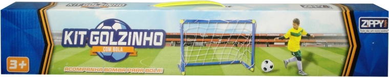 Fodboldmål 60 × 40 med net, bold og pumpe