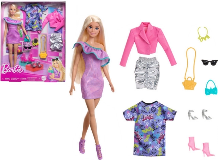 Barbie fashion – moderigtig dukke med styles og tilbehør