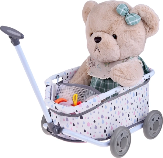 Let at trække takket være langt håndtag og robuste hjul