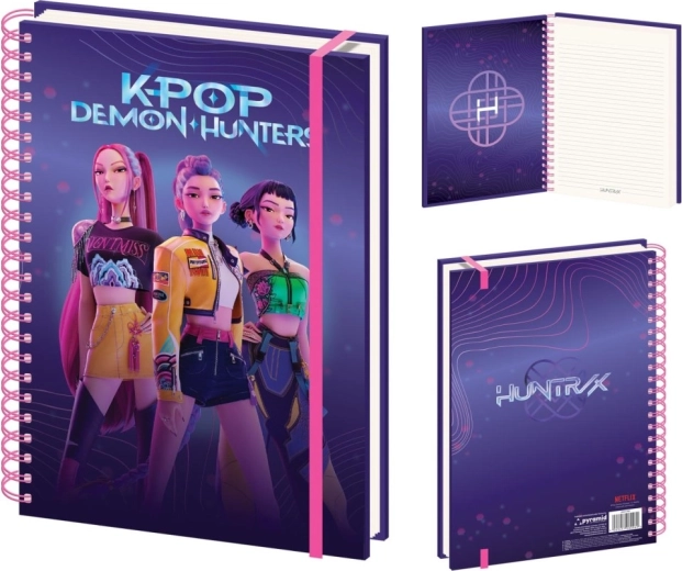 K-pop Demon Hunters-blok A4 Huntrix