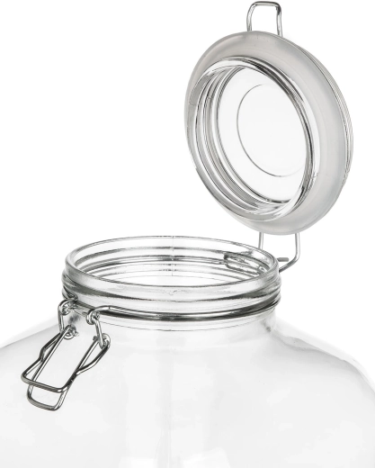 Klart glas og bred åbning for nem brug