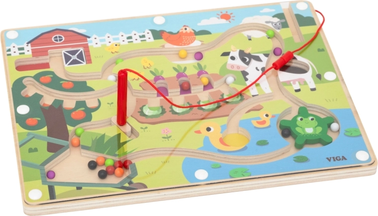Magnetisk føring af kugler